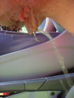 squirting and fingering by the car
