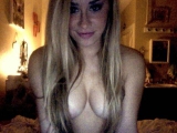 Blonde webcam teen selfies - she isnt shy about her body