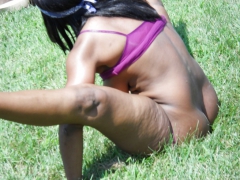 Black Female Outdoor Fun - N