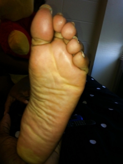 Peach Toes footjob - N