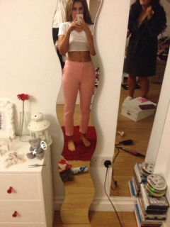 Naked iphone selfies - teen tries out her latest phone - N