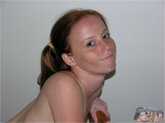 Petite Freckled Face Redhead Teen - N