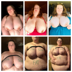 Worthless Fat Slut on Display - N