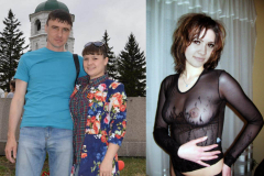 Russian girls in clothes and without. - N