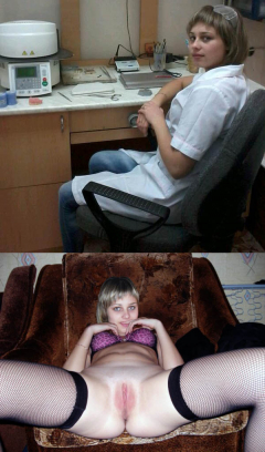 Russian girls in clothes and without. - N