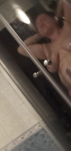wife tits in shower - N