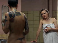 Taylor Schilling and Ruby Rose show some tits and ass