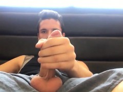 Sweet Boy Wank His Dick That Is Gorgeous