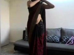 Indian teen shows off her body