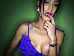 Slender busty ladyboy shemale had a anal experience