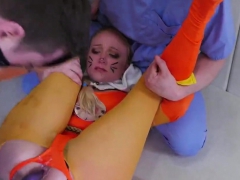 Spicy teenie is taken in anus asylum for painful treatment46