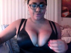Chubby ebony with big boobs enjoys a black pecker