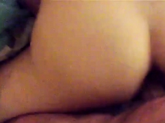 My wife fucked and cummed in the asshole secretly filmed