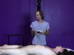 Submissive emo electro sex in bondage and spanking