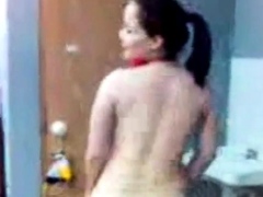 Latina sexy dance naked, nice butt and tits