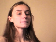 Cute horny teen masturbate on webcam