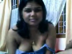 Desi couple giving a show on webcam