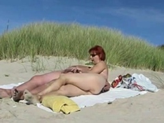 Nude Beach - Rehead Mature Fuck