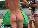 Sexy Amateur Topless Teen Voyeur Beach Close Up Video