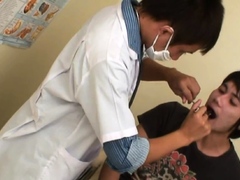 Asian doctor gives TT and anal treatment